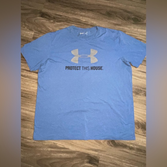 🩵Men’s under armour 2XL protect this house blue - Picture 1 of 1